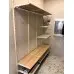 Обувница сетчатая в прихожую со столешницей